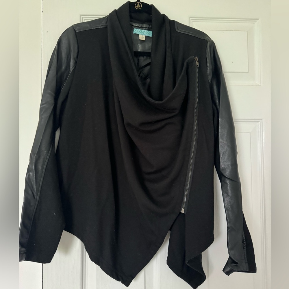 Faux leather jacket